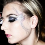 Art make-up, flowers