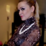 Art make-up, flowers